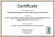 HCI certificate